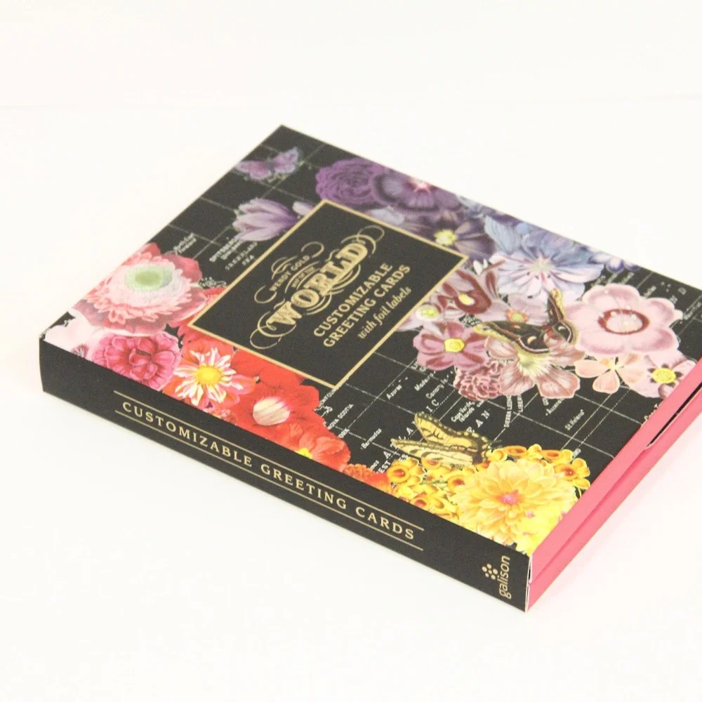 Galison Notecard Set New Women Gift 12 Floral Greeting Cards Colorful